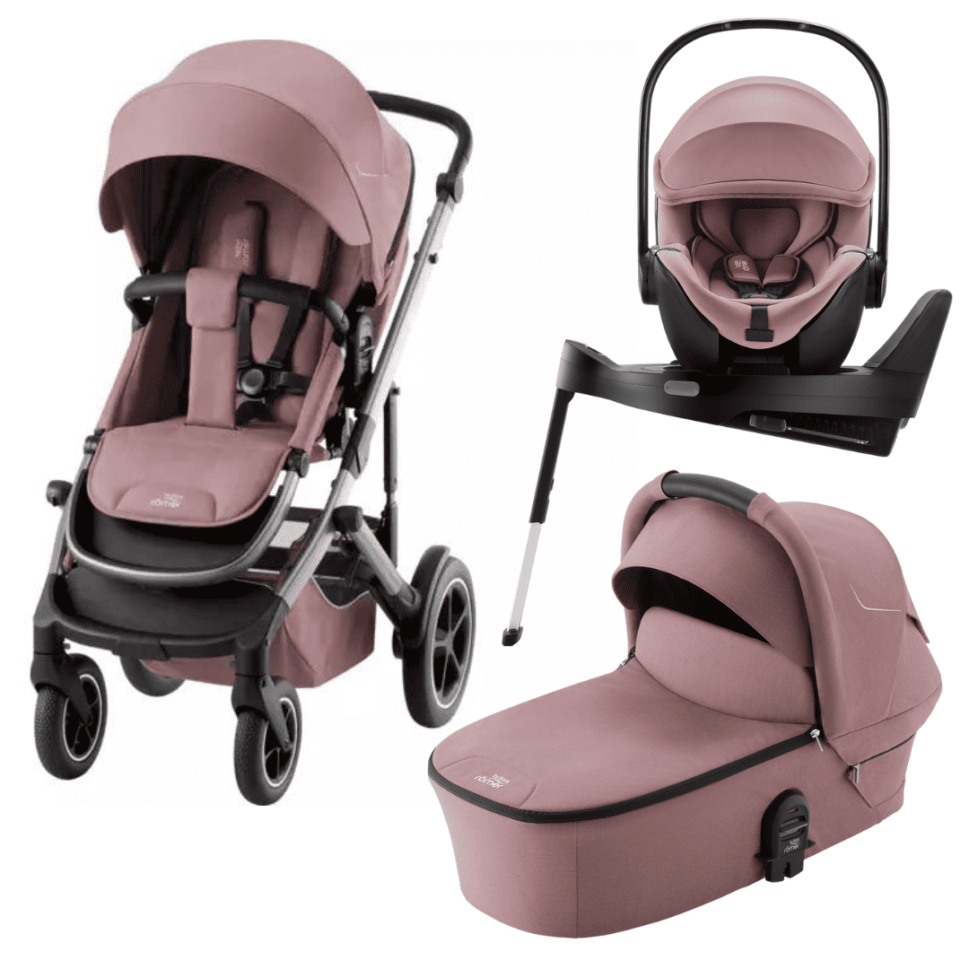 Britax Römer Smile 5Z 4in1 Kinderwagen – Comfort Plus Set Dusty Rose – Britax Römer Smile 5Z 4in1 Kinderwagen Comfort Plus Set Dusty Rose bei babybrands.de kaufen ✓ sicher, einfach & bequem online bestellen ✓